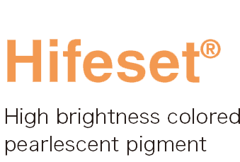 Hifeset® High brightness colored pearlescent pigment
